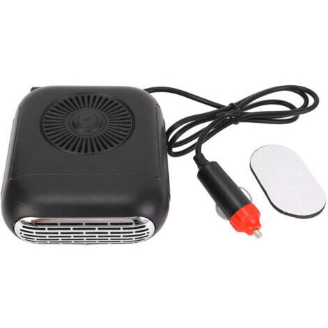Chauffage de voiture électrique portable et silencieux, thermostat 12 V, température réglable à 360 degrés, 2 niveaux