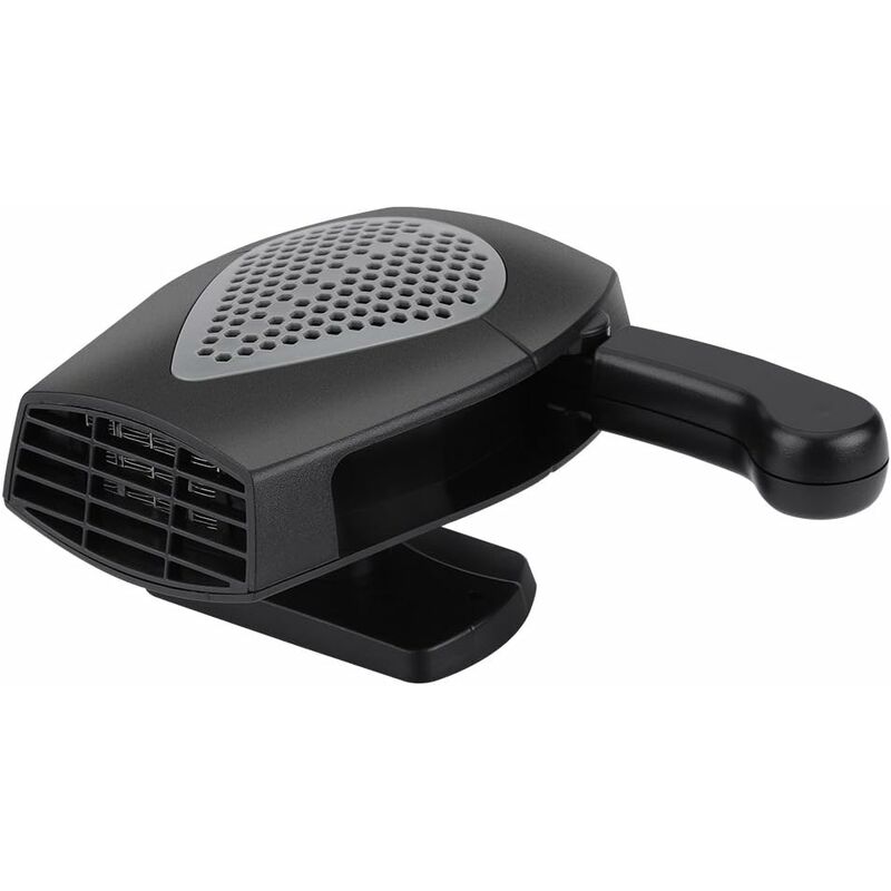 Crea - Chauffage de Voiture Fan 12V 150W, 360 Degrés Dégivreur de Pare-brise Chauffant Rapide pour Voiture Portable 2 en 1 Ventilateur de