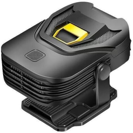 Chauffage de voiture portable 12 V 150 W, antibuée, dégivreur de pare-brise pour un chauffage et un refroidissement rapides (noir et or)