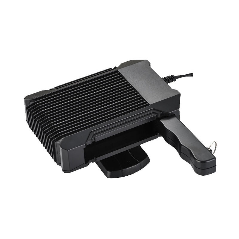 Chauffage de voiture portable 12 V 150 W avec poignée, chauffage et ventilateur 2 en 1, désembuage de voiture d'hiver, souffleur d'air, support