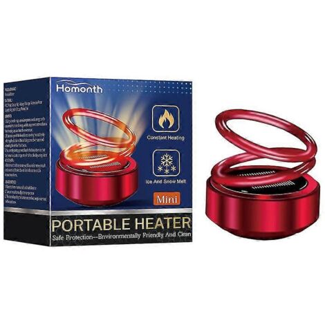 Chauffage de voiture portable avec désembueur et dégivreur de pare-brise 2 en 1, chauffage et dégivrage rapides pour pare-brise automobile
