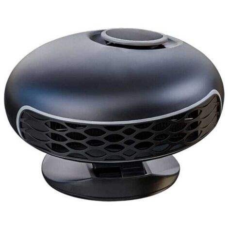 Chauffage de voiture portable, dégivreur de voiture 2 en 1, chauffage 24 V - avec base pivotante à 360 degrés