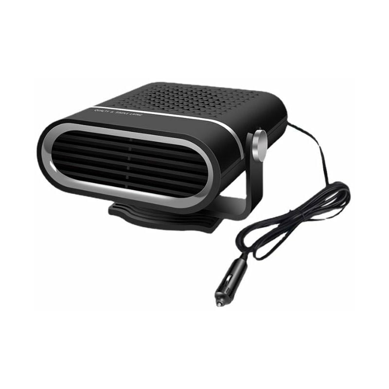 Chauffage de voiture portable désembuage et désembuage de pare-brise de voiture chauffage de voiture 12V noir
