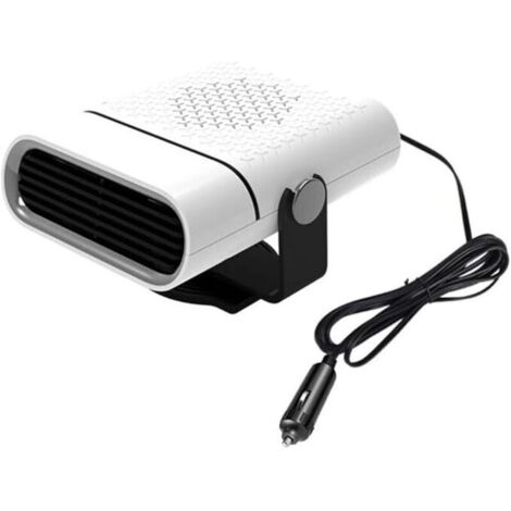 Chauffage de voiture portable haute puissance pour le désembuage et le chauffage du pare-brise de voiture en hiver, chauffage rapide, conception sûre et intelligente (12 V)