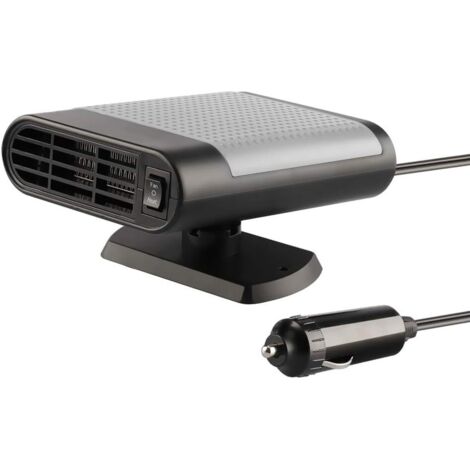 Chauffage de voiture portable, se branche sur l'allume-cigare, 12 V, 150 W, adapté à l'hiver, noir et gris