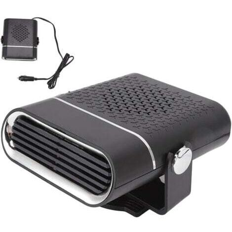 Chauffage de voiture rotatif à 360 degrés, chauffage rapide, allume-cigare Portable, désembueur, dégivreur pour camion, 24V, noir