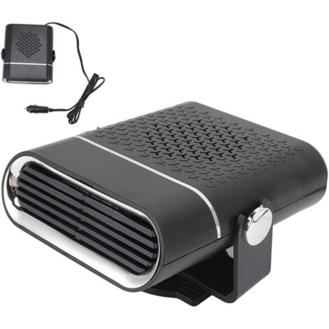 Chauffage de voiture rotatif à 360 degrés. chauffage rapide. allume-cigare Portable. désembueur. dégivreur pour camion. 24V. noir