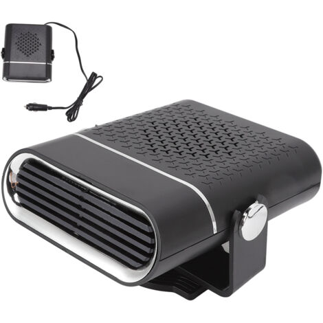Chauffage de voiture rotatif à 360 degrés, chauffage rapide, allume-cigare Portable, désembueur, dégivreur pour camion, 24V, noir