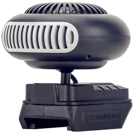 Chauffage de voiture sans fil à batterie DeWALT 20V, souffleur d'air chaud électrique - Noir -