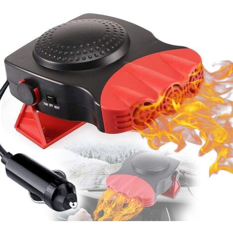Chauffage dégivreur de voiture sur prise allume-cigare, chauffe rapidement l’air 12 V 150 W
