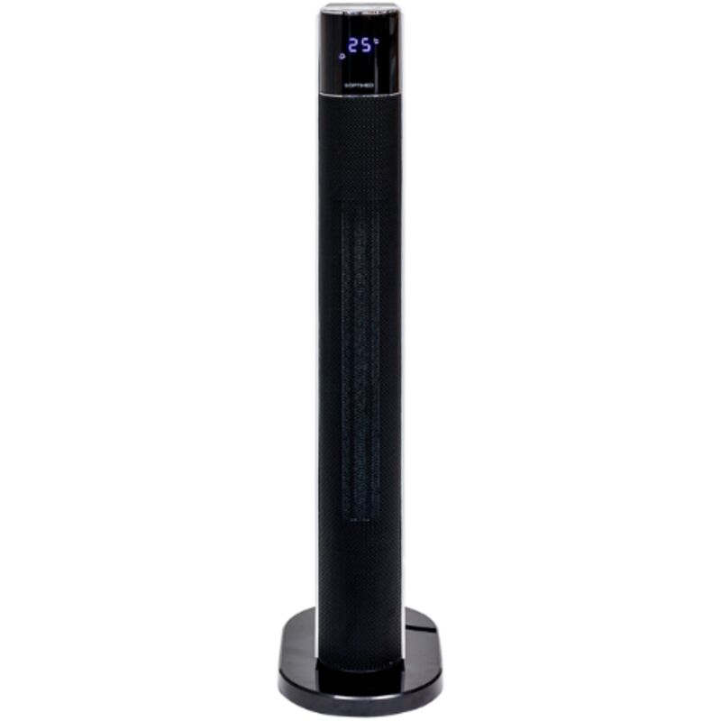 Optimeo - OCE-C05-2200 Radiateur soufflant design 2200W noir et blanc - fonction ventilation - Oscillation large - Faible niveau sonore - Digital &