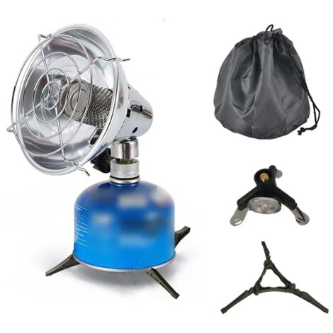 Chauffage d'hiver pour tente, mini chauffage de camping à gaz, chauffage rapide à économie d'énergie, chauffage de tente portable avec sac de rangement, réchauds de cuisine portables