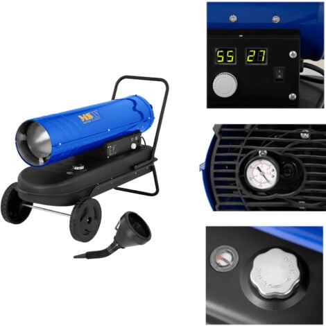 Chauffage diesel - MSW - Puissance de chauffe : 50 kW - Volume du réservoir : 56 L - Chariot