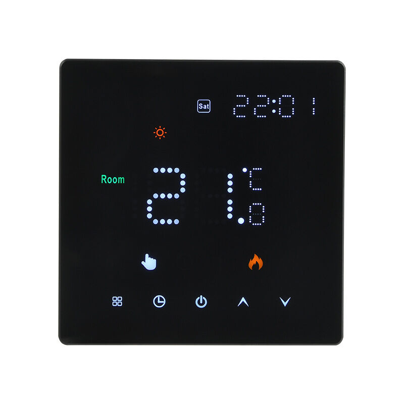Chauffage électrique 16 A (avec câble de capteur de 3 m) Thermostat pour chauffage au sol électrique, minuterie de température programmable
