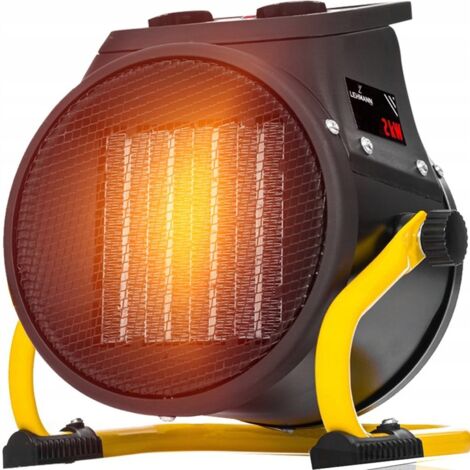 Chauffage électrique avec ventilateur et souffleur 2000W, thermostat Malaga