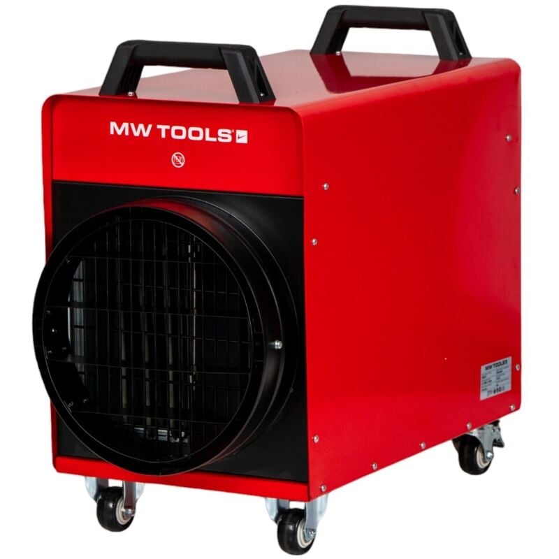 Chauffage électrique de chantier soufflant 15kW 400V portable MW Tools WEL15P