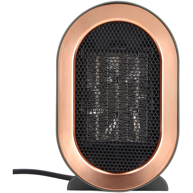 Trimec - Chauffage électrique d'intérieur, 1200W, 220/240V, efficace, Portable, réglable, rapide, ventilateur pour le bureau et la maison, prise ue