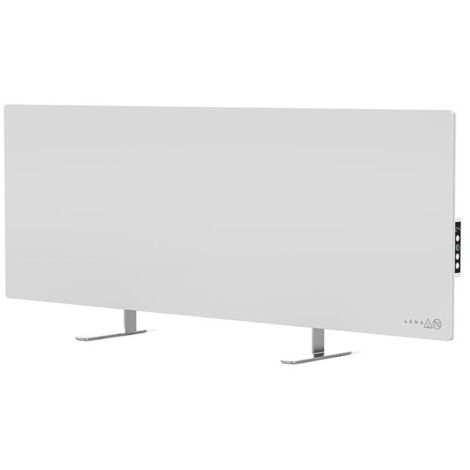 Chauffage électrique intelligent AENO GH2S Premium Eco 700 W, application et bouton, gris