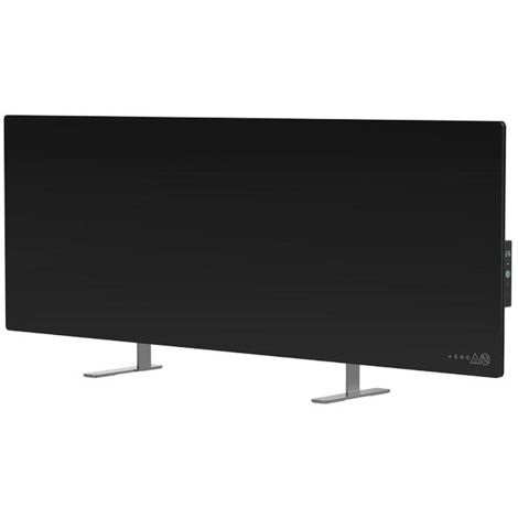 Chauffage électrique intelligent AENO GH2S Premium Eco 700 W, application et boutons, noir