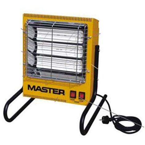 Chauffage électrique Maestro TS-3A, chauffage infrarouge, idealfor commercial and industrial use, 0.8-2.4 kW, silencieux, sans air, sans oxygène et sans humidité