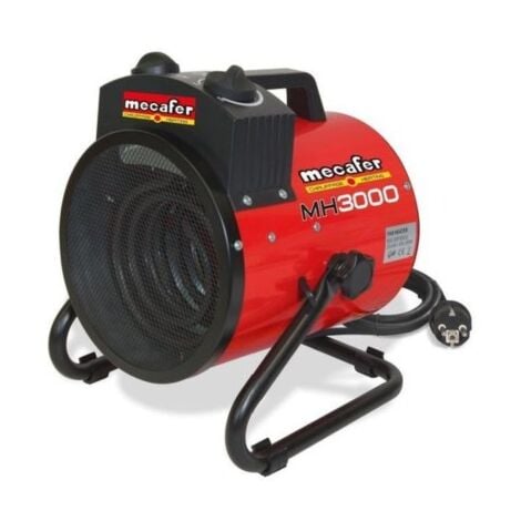 MECAFER Chauffage de chantier soufflant electrique 3000 W MH3000