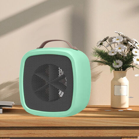 Chauffage électrique portable avec poignée pour bureau et maison - Sécurité surchauffe - Prise 220V CN - Chauffage d'appoint pratique