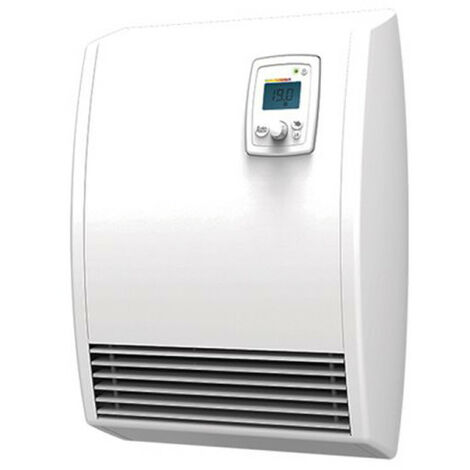 Chauffage soufflant électrique antigel thermostat chauffage électrique  réglable chauffage par convection, blanc, 450 watts, LxHxP 26