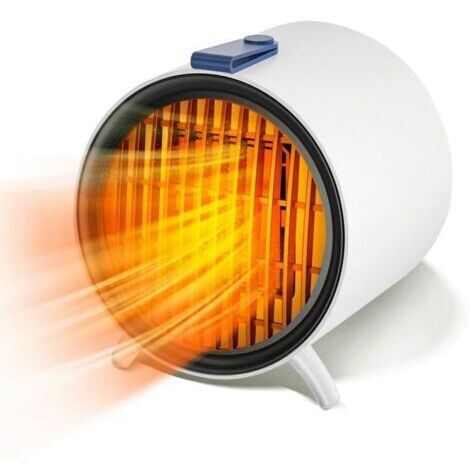 Chauffage en céramique, chauffage électrique 500 W, protection contre la surchauffe, chauffage d'appoint, adapté pour l'intérieur, le bureau, la maison, la chambre.