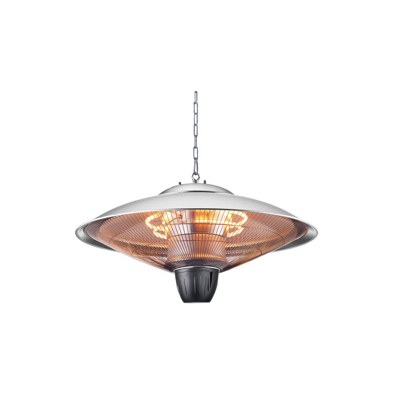 Chauffage d'extérieur suspendu koel 2000w silver 2power outdoor heater ip34 100x60x60 cm