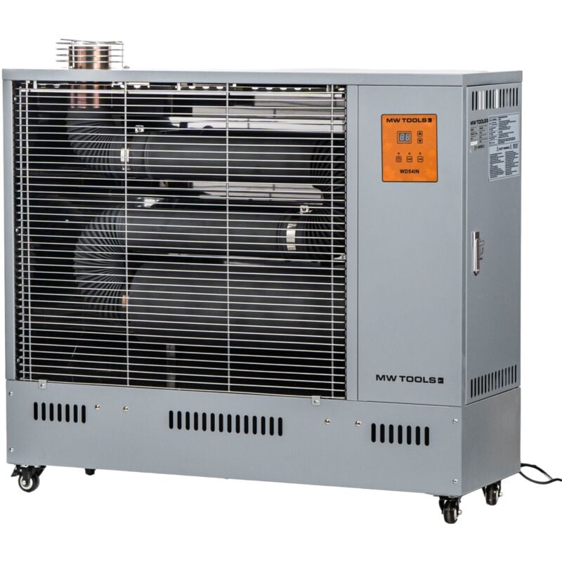 Chauffage Radiateur fioul mobile radiant infrarouge 15 kW 120-640 m³ MW Tools WD54IN