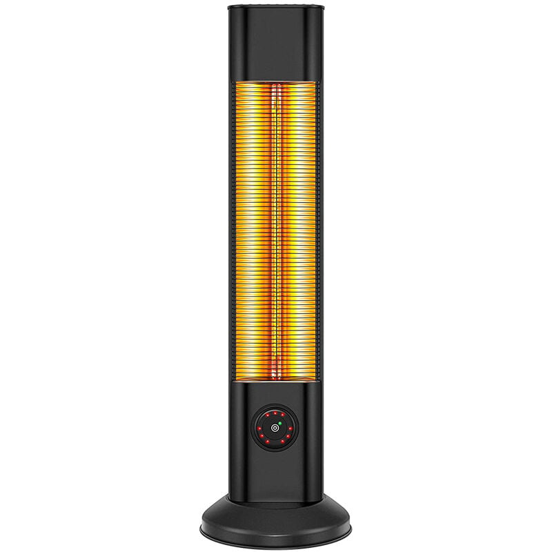 Purline - Chauffage halogène 2000W avec télécommande