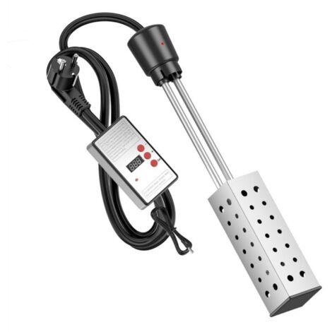 Chauffage immersion électrique pour seau, piscine ou baignoire, haute puissance, thermostat
