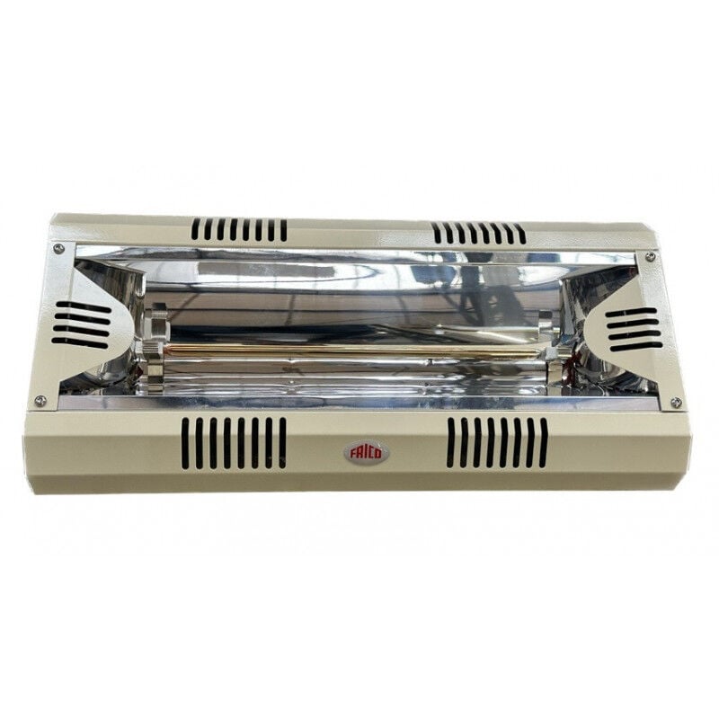 Chauffage infrarouge 1500W court ivoire 437x202x86mm lisse 230V pour tertiaire interieur IP20 IRCF15L