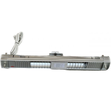 Chauffage infrarouge 1650W avec fonction brumisateur (pompe et acc non incl) silver 700x97x140mm 230V IP67 INFRAFRESH IHN16S