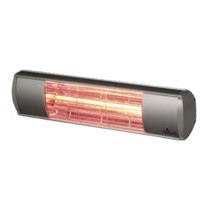 Chauffage infrarouge électrique 2000W Radiant Mural Intérieur Extérieur 230V ellios Niklas