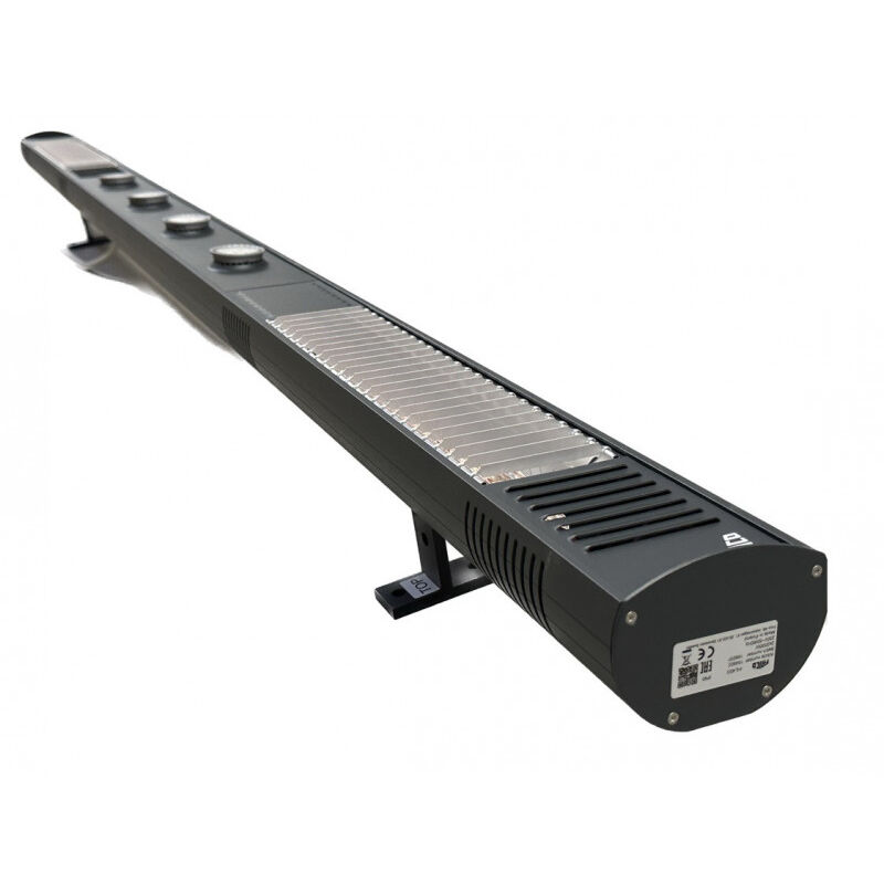 Frico - Chauffage infrarouge 4000W anthracite 2000x125x104mm applique avec rampe lumineuse led 4x3.5W 230/400V IP65 infralight IHL40G