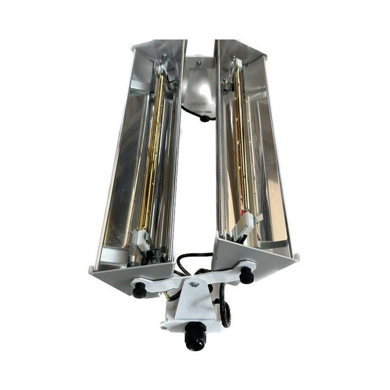 Frico - Chauffage infrarouge 3000W court blanc 450x200x170mm 230V reflecteur argent pour tertiaire interieur IP20 IRCTB30
