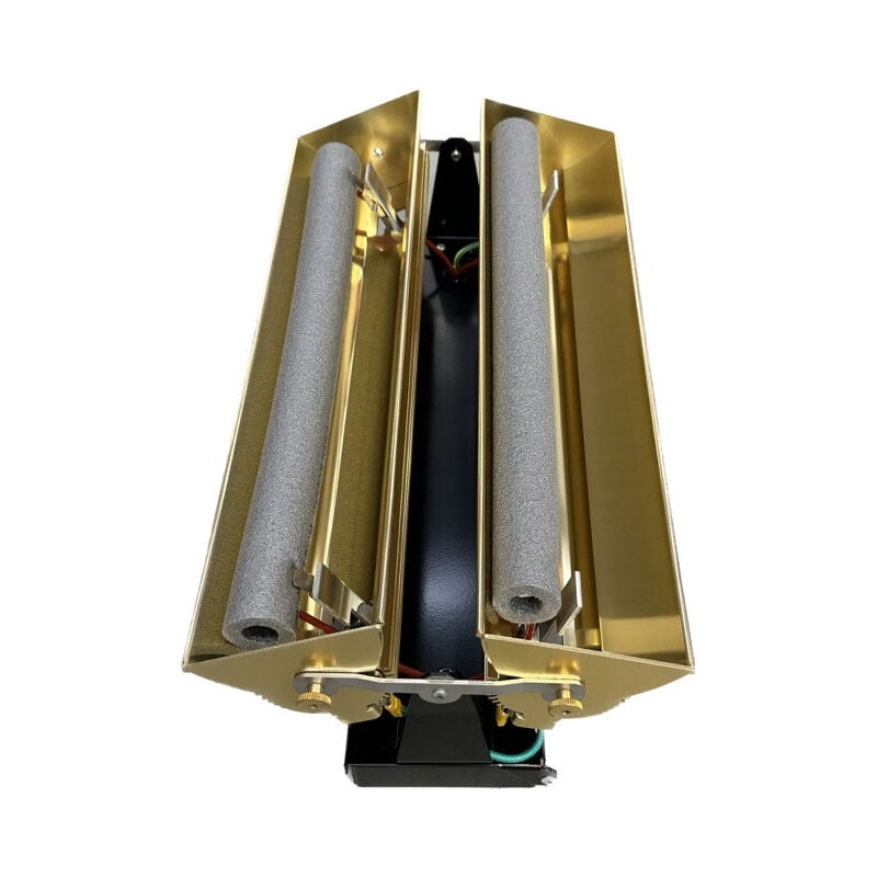 Frico - Chauffage infrarouge 3000W court noir 450x200x170mm 230V reflecteur doré pour tertiaire interieur IP20 IRCTN30