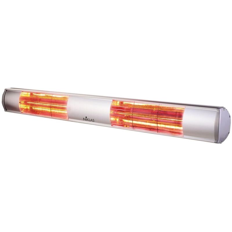 Niklas - Chauffage infrarouge 3000W radiant mural Intérieur Extérieur 230V ellios
