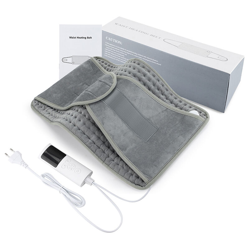 Chauffage lombaire, soulagement de la douleur et de la fatigue ceinture lombaire, avec 9 niveaux de température de soin thermique et arrêt