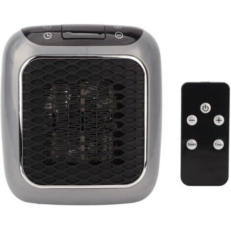 Chauffage mural électrique 800 W pour une utilisation avec thermostat réglable, silencieux, économe en énergie pour bureau, chambre à coucher, salle de
