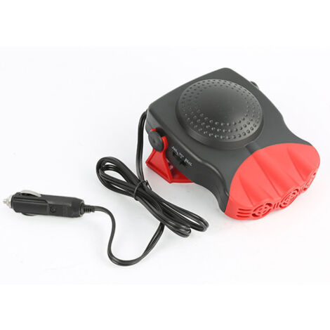 Chauffage Voiture 12V 150W - Radiateur Soufflant 2 En 1 Chauffage Et Refroidissement Avec Rotation 360°, Dégivreur Pare-Brise