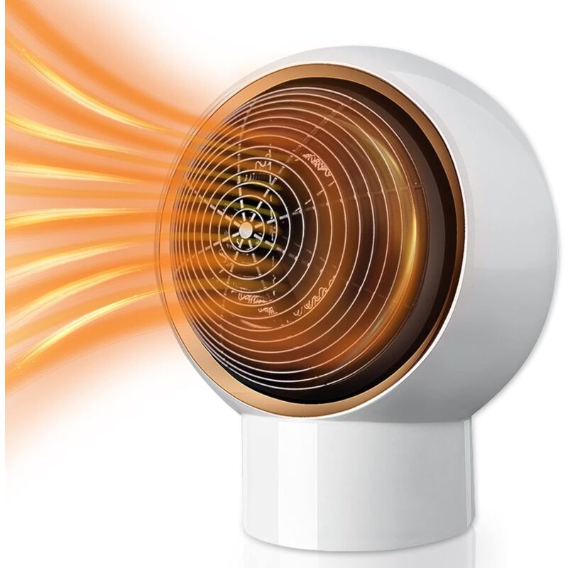 Einemgeld - Chauffage de bureau Chauffage d'espace intérieur 500W Petit radiateur de table silencieux à économie d'énergie portable Convient pour une