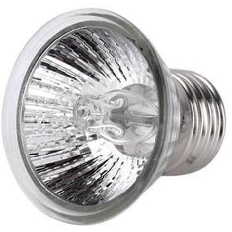 Chauffage pour terrarium, lampe chauffante UVA/UVB avec miroirs concaves et convexes, concentre la lumière et la chaleur pour les reptiles diurnes, notamment les UVB 3.0 et UVA.