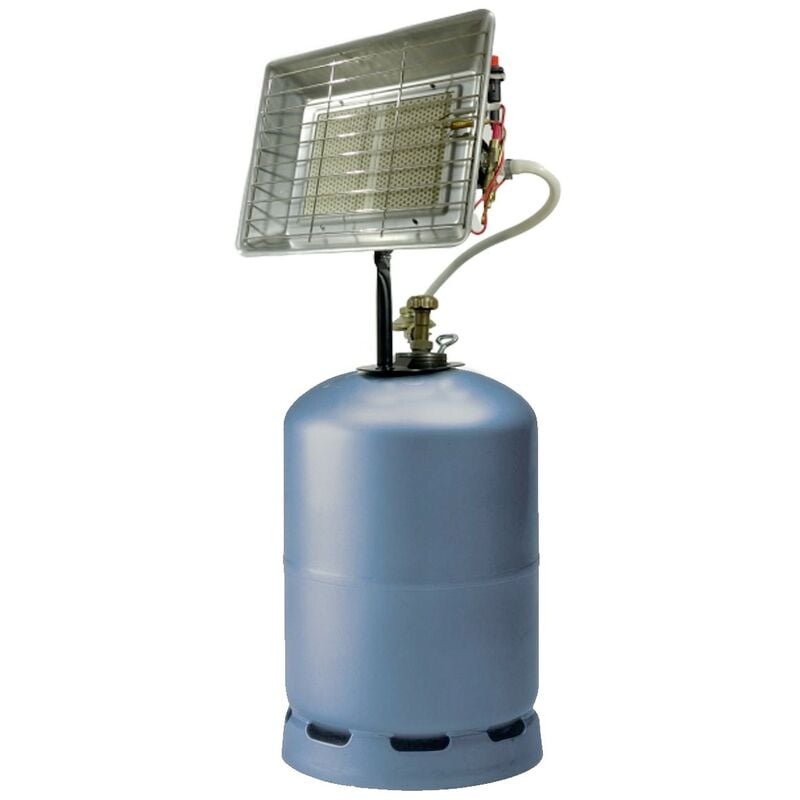 Proweltek - Chauffage radiant gaz 4,2kW Allumage piezo Usage Exterieur Sécurité Thermocouple Détendeur réglable Butane/propane
