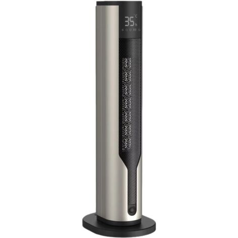 Chauffage, radiateur soufflant en céramique PTC, tête vibrante à télécommande verticale, peut être chauffé à une heure fixe