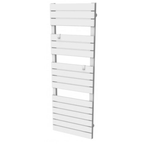 Chauffage sèche-serviette électrique 750W - inertie sèche - Blanc - Voltman