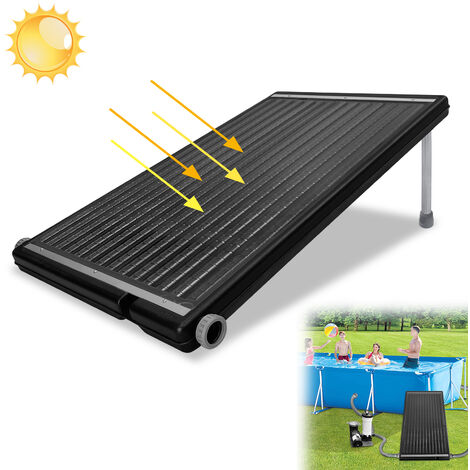 Panneaux Solaires Chauffage Piscine 5x0.75m - Polyéthylène, Pour Piscines Jusqu'à 21500 Litres