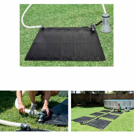 Blue Wave SolarCurve Chauffage pour piscine hors sol : : Terrasse  et Jardin