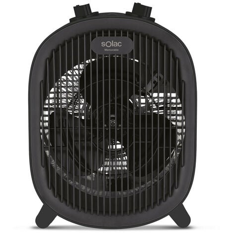 Chauffage soufflant 2000w noir - Solac - memorable